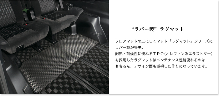 Artina ラバーラグマット 80系ノア/ヴォクシーハイブリッド 後期