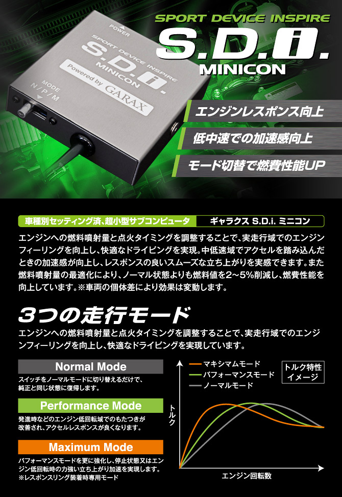 GARAX S.D.i ミニコン | GARAX,SDiミニコン,単品汎用 | | K'SPEC ONLINE SHOP