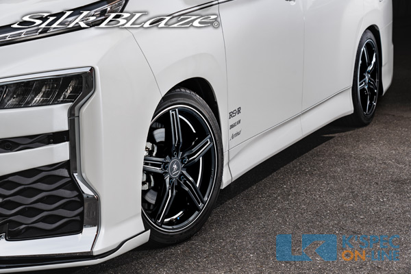 Luxury&Precision L5 最終値下げ SilkBlaze アルミホイール S590 18×7.5 [+45] 5/114.3 φ73 GBK/POL